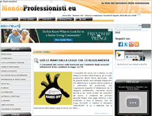 Tablet Screenshot of mondoprofessionisti.it